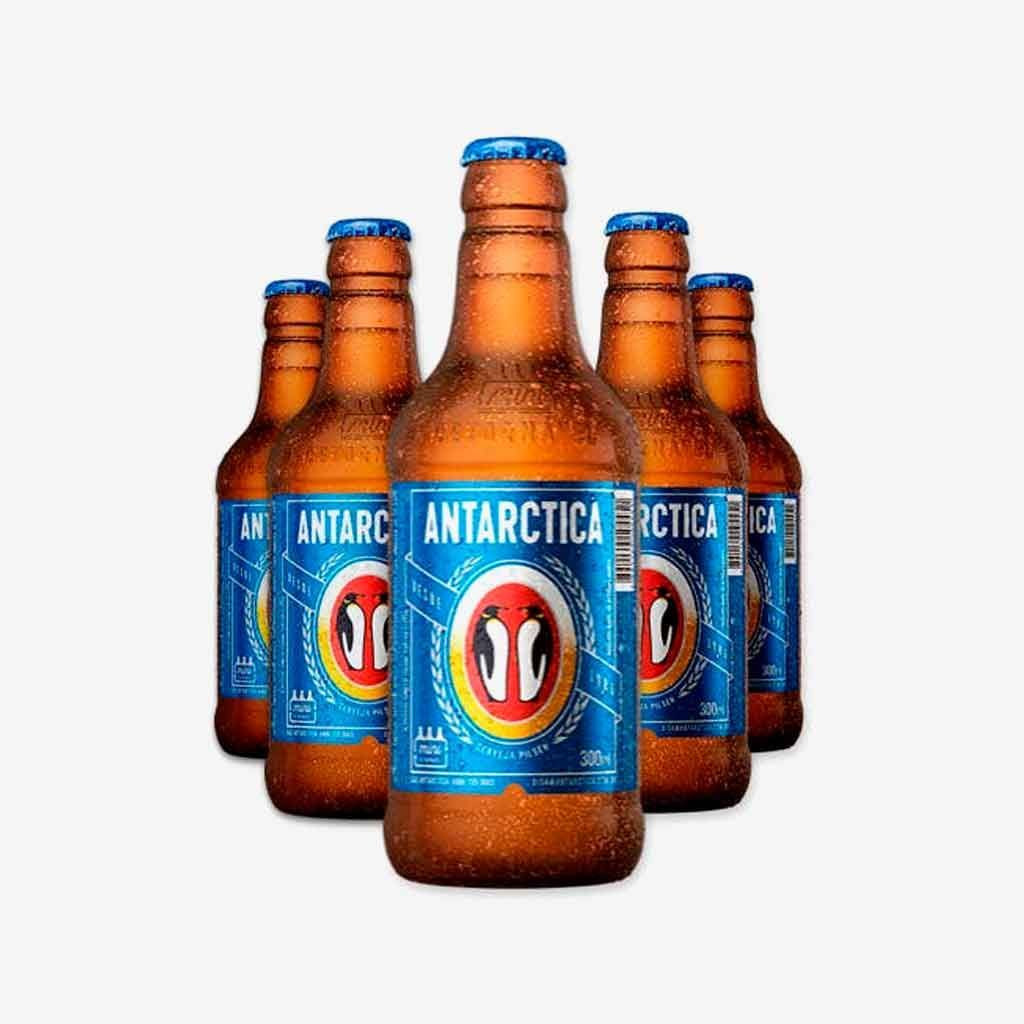 CERVEJA ANTARCTICA PILSEN GF 300ML APENAS O LIQUIDO PACK 23 UN
