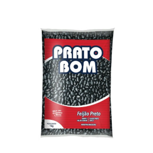 FEIJAO PRATO BOM PRETO T1 1KG