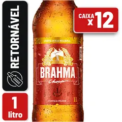 Cerveja Brahma Chopp Retornável 1 Litro