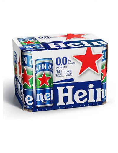 HEINEKEN ZERO ÁLCOOL 350 ml GELADA