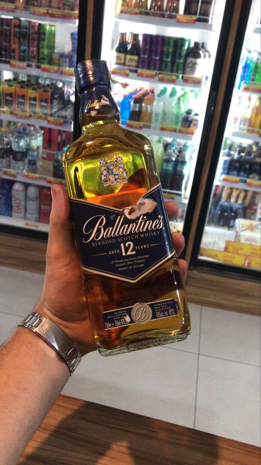 WHISKY BALLANTINES 12 ANOS 750ML
