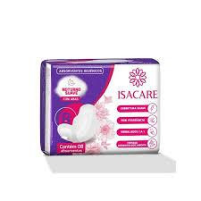 ABSORVENTE ISACARE NOTURNO COM ABAS C/8