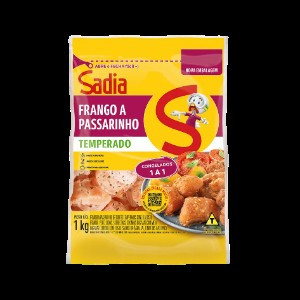 FRANGO A PASSARINHO TEMPERADO SADIA 1KG