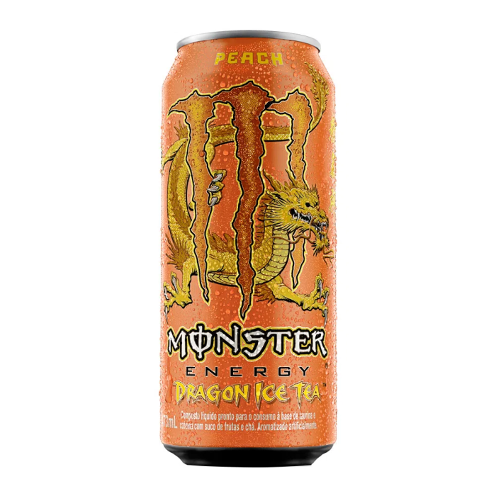 Monster Dragon Ice Tea Pêssego 