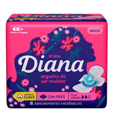 ABSORVENTE DIANA ACTIVE C/ABAS SUAVE C/8
