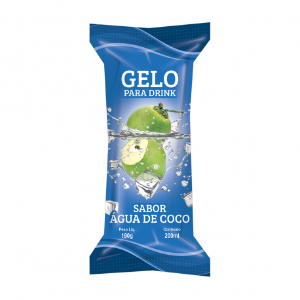GELO PARA DRINKS SABOR ÁGUA DE COCO