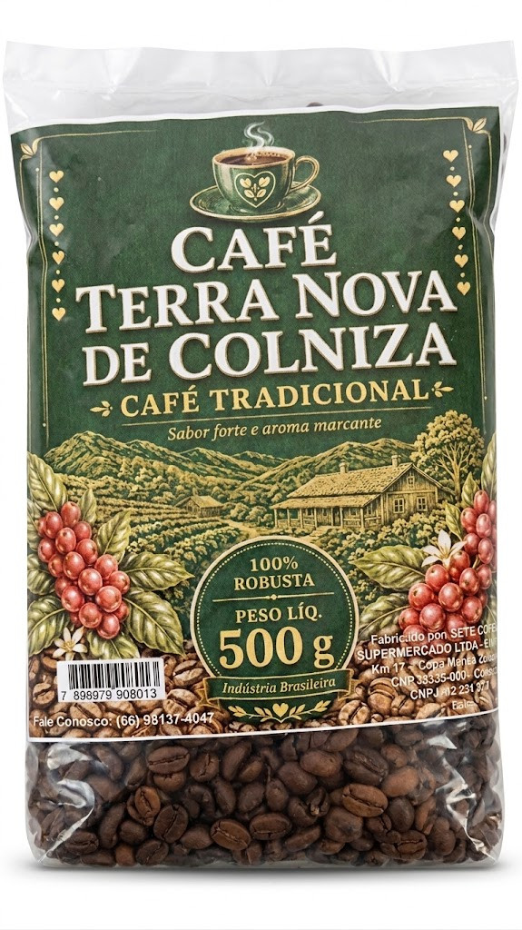 CAFE TERRA NOVA EM GRAOS SC500G