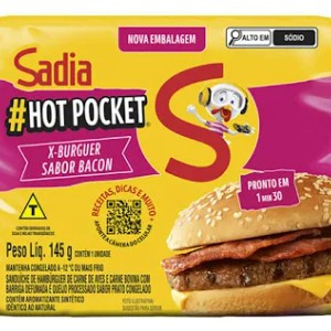 HOT POCKET SABOR BACON SADIA 145G