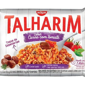 TALHARIM NISSIN SABOR CARNE COM TOMATE 90G