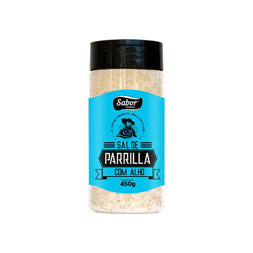 SAL DE PARRILLA COM ALHO SABOR 450G